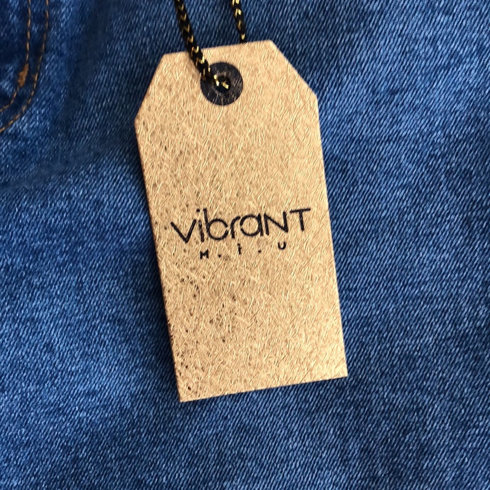 Vibrant M.I.U Jeans Size 7 (W 27) Straight New with Tags! - Picture 5 of 8